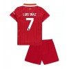 Liverpool Luis Diaz #7 Heimtrikot 2024-25 Kurzarm (+ kurze hosen)